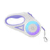 Retractable Dog Leash with Spotlight and Collar