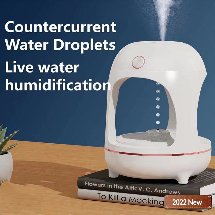 Anti-Gravity Levitating Water Drops Humidifier